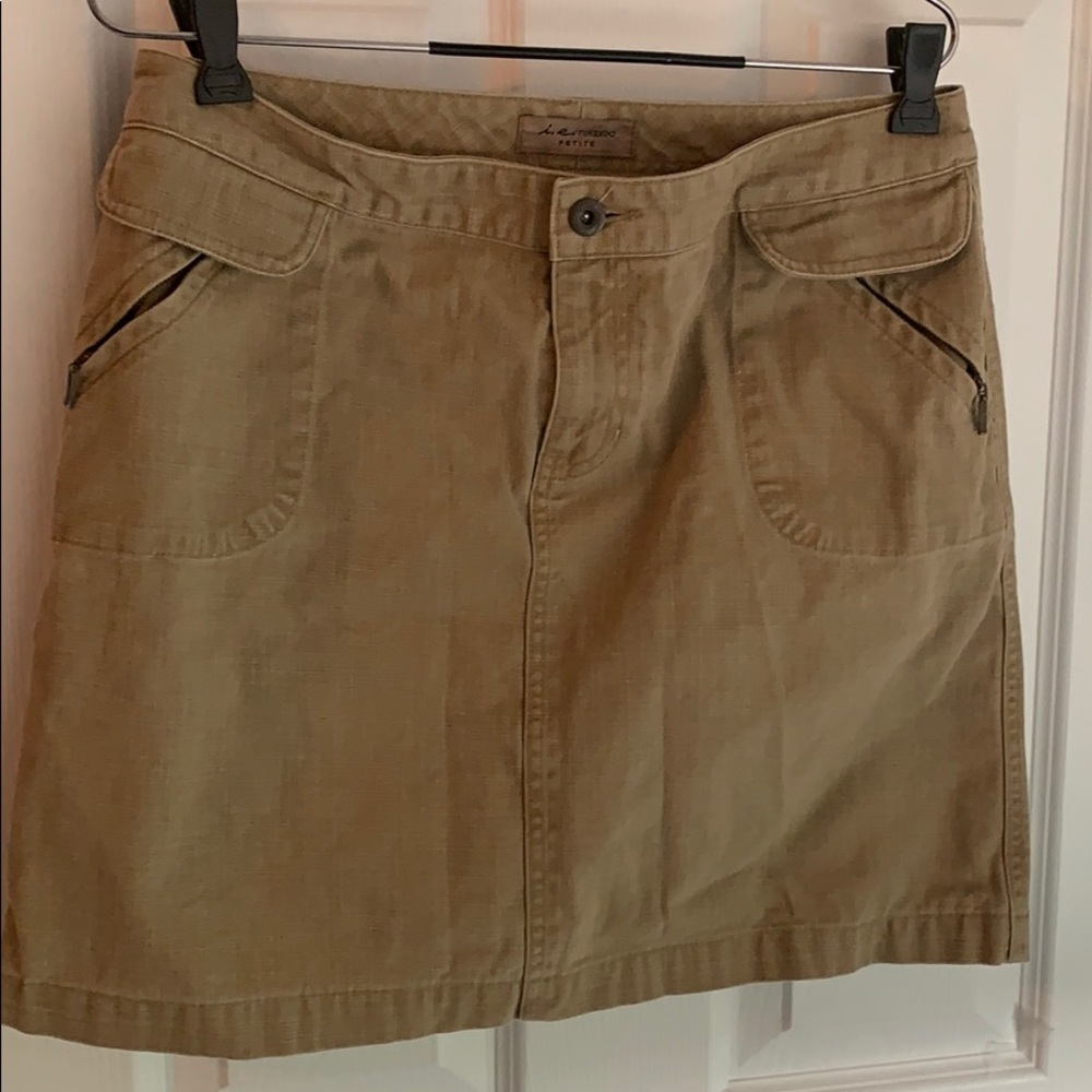 i.e. relaxed petite skirt. 10P